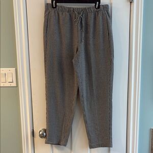 Houndstooth relaxed fit trousers